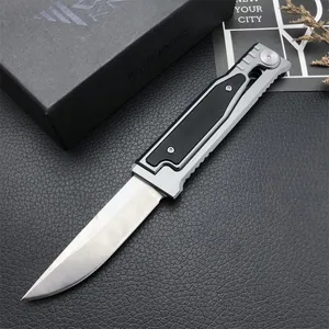 Складной нож Theone Free-Swing Carry D2, алюминиевое лезвие + ручки G10, тактические карманные ножи BM42, инструменты EDC