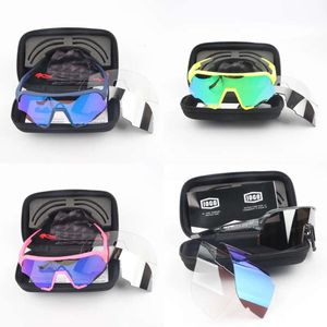 Мужские поляризованные велосипедные солнцезащитные очки S3 S2 100 Sports S UV400 Велосипедные очки с 3 линзами Женские аксессуары для велосипеда с коробкой Уличные очки Солнцезащитные очки для женщин