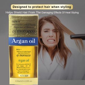 Процедуры Супер 120 мл 100% натуральное органическое марокканское аргановое масло для ухода за волосами Эфирное масло кожи головы для восстановления сухих поврежденных волос
