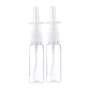 2pcs 10ml/20ml/30ml beyaz boş plastik burun sprey şişeleri pompa püskürtücü sis burun sprey doldurulabilir şişeleme ambalajı