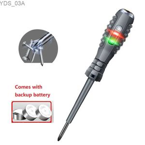 Medidores de corrente B05 Digital AC Voltage Tester Pen Slotted / Cross Bit Indicador de chave de fenda Não-contato Teste Lápis Voltímetro Detector de energia 240320