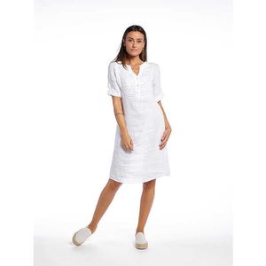 Оптовая продажа женщин Италия льняное платье Прато одежда больших размеров женские платья для девочек