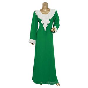 2023 Yeni Tasarım Koleksiyonu Üreticisi Kaftan Elbiseleri Kadınlar Eşsiz İslami Nakış El Yapımı Sekans