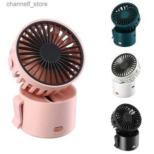 Ventiladores elétricos Portátil mini ventilador pessoal USB recarregável bateria operado ventilador de mesa de pescoço portátil adequado para escritórios ao ar livreY240320