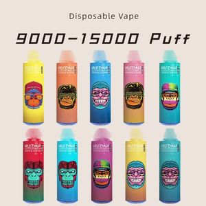 Valedna Vapes 9000 P Banana Ice Одноразовая ручка для паров Электронные сигареты Капсула 14 мл 6 светящихся цветов Регулируемая с помощью воздуха капсула с содержанием пара 5% Разделение масляного ядра 9K 055010