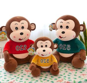 Милая супер милая плюшевая игрушка обезьяна 520 не выглядит не слушай не говори обезьяна кавайная детская подушка подарок на день рождения7017825
