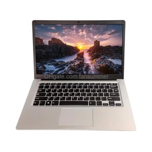 Laptops por atacado de laptop silencioso sem ventilador de 14 polegadas vendidos diretamente pelos fabricantes N3350 Band 6g+64g Computers Networking