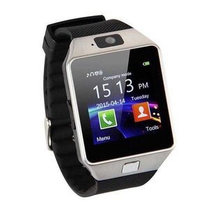 Другая электроника DZ09 Smart Watch Bluetooth Childrens Thone Watch Card Card Multi Language Smart Носимый звонок J240320