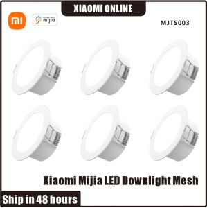 Kontrol 2022 Xiaomi Mijia Smart LED Downlight Downlight Bluetooth Mesh Versiyon Sesli Akıllı Uzaktan Kumanda Kontrollü Renk Sıcaklığı Ayarlama