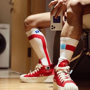 Мужские носки модные Calcetines Hombre Meias High Tube для мужчин хлопок баскетбол Ropa De Sport
