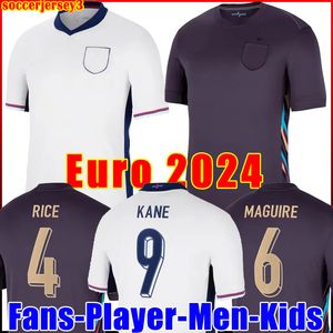 2024 Англия футбольная рубашка евро 24 25 Bellingham Soccer Jersey Fan Fans Версия Saka Foden Rashford Grealish Национальная команда Kane Football Room Kit Kit Kit 33