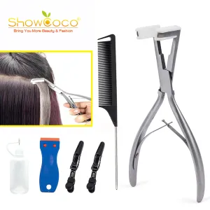 Плоскогубцы, инструменты для наращивания волос, плоскогубцы, профессиональная установка и удаление ленты для наращивания волос, набор для волос