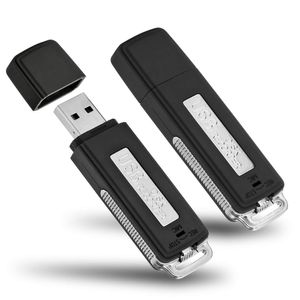 4GB Bellek Ses Kaydı 2 Arada 1 Mini USB Flash Tahrik Diski Dijital Gizle Ses Ses Kaydedici 70 Saat Ses Şarj Edilebilir Kayıt Diktafonu PQ131