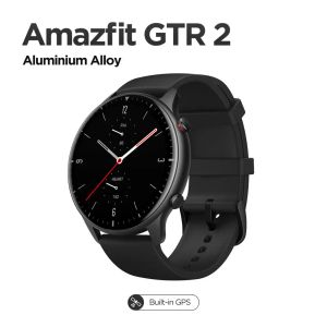 Saatler Amazfit GTR 2 Smartwatch Erkekler için GPS 5ATM Depolama Müziği Oyun Uyku İzleme Android IOS 98NEW İÇİN SMART Saati