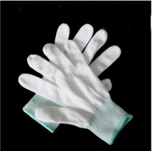 Перчатки 10 пар 13-контактных нейлоновых белых перчаток с сердечником из беспылевого полиэстера, электроники, заводской работы, страхования труда, мужчин и женщин, защита рук LL