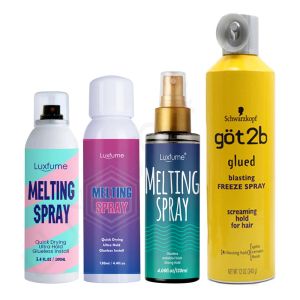 Adhesives Melting Spray for Lace Wigs Got2b Spray for Wig Got 2b Spray Glue for Lace Front Hair Gel Accessories wig installation kit set