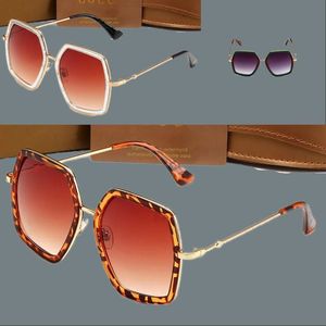 Rechteckige Designer-Sonnenbrille für Damen, Vintage-Luxus-Sonnenbrille, UV400, Strand, Reisen, Schattierung, Designer-Brillen, Damen-Farbverlauf, Metallscharnier, FA087 E4