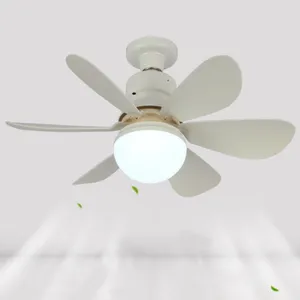 Tavan Işıkları E26/27 Soket Fan LED ampulü 40W/30W beyaz düz lamba ile Yatak Odası için Mutfak Oturma Odası için 3 Hızlı