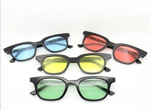 Highqualy Muticolor Renkli UNISEX Güneş Gözlükleri Sürüş Glassuv400 Koruma Yıldızlı Purplank Gkgles Fullset Case Factory9840400