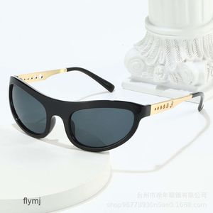 2 шт. Модные роскошные дизайнерские новые солнцезащитные очки для велосипедного спорта с модным дизайном отверстий в обертке, солнцезащитные очки в стиле Y2K