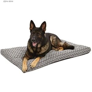 Kennels kalem köpek yatağı ve düz erişte pad gri köpek ev ücretsiz teslimat evcil köpek aksesuarları evcil hayvan yatak ürünleri 36 düz erişte için uygun y240322