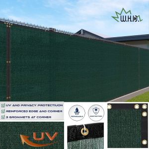Nets% 80 UV Yeşil Ayaklar Gizlilik Ekran Çit Ağır Dermi Efsane Gölgesi Duvar Bahçesi Bahçesi Arka Bahçesi için Net Kapak