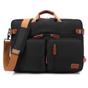 El çantası iş çantası sırt çantası dönüştürülebilir sırt çantası dizüstü bilgisayar çantası 14 15 inç defter omuz messenger kılıfı 240308