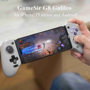 Oyun Denetleyicileri Joysticks Gamesir G8 Galileo Gamepad Tip C Moblie Oyun Denetleyicisi İPhone 15 için Salon Efekt Stick ile Oyun Denetleyicisi