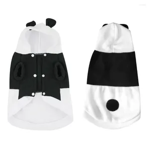 Köpek Giyim Panda Pet Giysileri Kostüm Kış Dresler Kitten Şekilli Çocuk Pijamaları