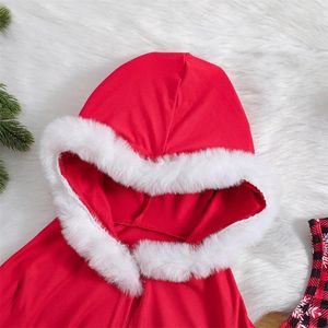 Kız Elbiseler 2 PCS Bebek Cadılar Bayramı Noel Kıyafetleri Desen Desen Baskı Hoodie Pelerin Söğretsiz Tutu Elbise Toddler Cosplay Kostüm