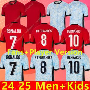 23 24 Portuguesa Portugal Soccer Jerseys Ruben Ronaldo Portugieser 2023 Euro Cup Португальская футбольная рубашка для футбольных футбол