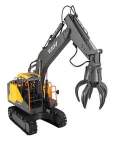 2021 RC Excavator 116 Alaşım Excavator 17Ch Büyük RC Kamyonlar Simülasyon Ekskavator Elektrikli Uzaktan Kumanda Araç Oyuncak Çocuklar İçin Hediye GI3282849