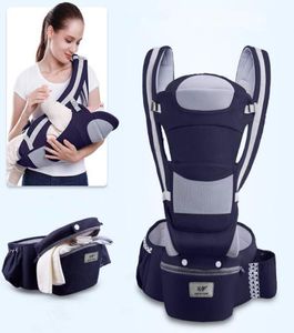 048M Ergonomic Baby Carrier 15 Using Way Infant Baby Hipseat Carrier Front Facing Ergonomic Kangaroo Baby Wrap Sling Travel LJ2006307169