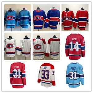 Montreal Custom Canadiens Hokey Formaları 30 Cayden Primeau 89 Joshua Roy 58 David Savard 47 Jayden Struble 14 Nick Suzuki 36 Colin White 72 Arber Xhekaj