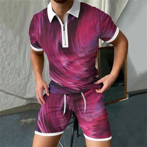 Мужские спортивные костюмы, летние рубашки с короткими рукавами и шорты с 3D цифровым принтом, повседневный спортивный костюм, эластичные костюмы, мужские утепленные 36 s