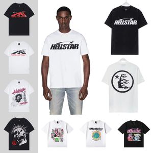 Hellstar T Shirt Tasarımcı Man T-Shirts Kısa Kollu Tee Yaz Giysileri Hipster Sokak Graffiti Graffiti Baskı Vintage Gevşek Grafik S-XL