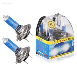 Diğer Araba Işıkları H7 Halojen Ampul 12V 6000K Ultra Parlak Beyaz Ampul Araba Farları H7 55W 100W Halojen Lamba Araba Değiştirme Bulbl204