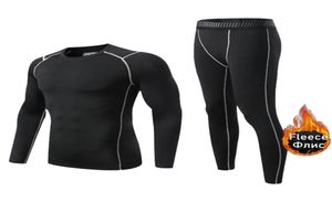 Men039s Trailtsits Track Suit Erkekler Sonbahar Kış Termal İç Çamaşırı Polar Base Katmanı Çocuklar Sıcak Ter İlk Jogging4036920