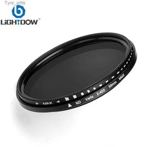 Filtreler Lightdow ND2-400 Solma Değişken ND Filtre Ayarlanabilir 52mm 55mm 58mm 62mm 67mm 72mm 77mm 82mm ND2 ND4 ND8 ND16 ND400 Lens Filterl2403