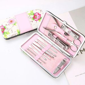 Комплекты Manicure Set Nail Clipper Kit Luxury Manicure 12 в 1 Профессиональный педикюрный комплект подарка для мужчин.