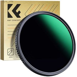 Filtreler K F Kavram ND3 ila ND1000 ND Kamera Lens Filtre Değişken 24 Katman Kaplama Nötr Yoğunluk 49mm 52mm 67mm 72mm 77mm 82mml2403