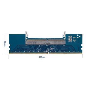 2024 Dizüstü Bilgisayar DDR4 RAM - Masaüstü Adaptör Kart Bellek Test Cihazına SO DIMM DDR4 DÖNÜŞTÜRÜCÜ Masaüstü PC Bellek Kartları Dönüştürücü Adaptör