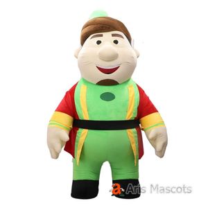 Mascot Costumes 2m Adult Iatable Human Character Costume Full Body Wearable Walking Blow Up Suit for Events Party Carnival Fancy Dress