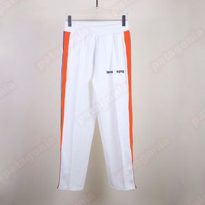 Novas calças casuais dos homens de alta moda arco-íris listras elástico sweatpants homem das mulheres streetwear webbing calças