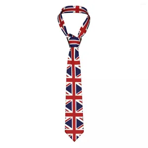Papillon personalizzati con bandiera britannica del Regno Unito, cravatte da sposa in seta alla moda da uomo
