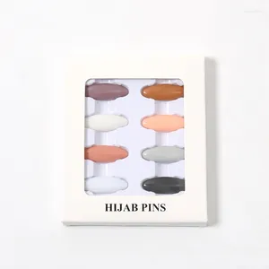 Schals Großhandel Designer Kunststoff Hijab Pins Mode sichere Schal Brosche Pin Muti-Color Malaysia islamische Accessoires