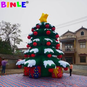 10mh (33ft) Blower dev şişme Noel ağacı açık etkinlik dekorasyonu Yeni Yıl Parti Fikirleri