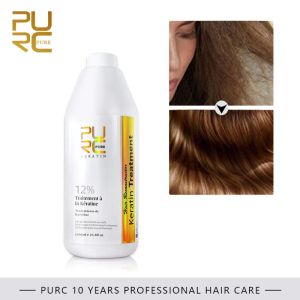 Tedaviler Purc% 12 Brezilyalı Keratin Tedavisi Düzleştirici Saç keratin Derin Kıvırcık Saç Tedavisi Toptan Saç Salon Ürünleri Saf