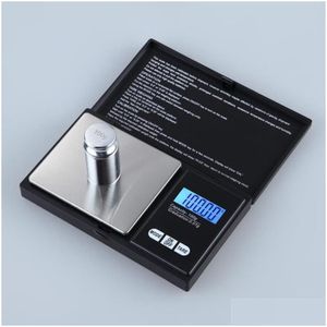 Tartım Ölçekler Toptan Mini Cep Dijital Ölçeği 0 01 X 200G Sier Para Elmas Altın Takı Tartım Nce LCD Elektronik Damla Teslim OTPN7