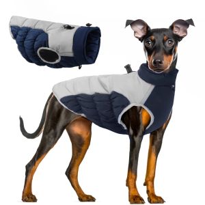 Jaquetas de inverno roupas para cães pequenos grandes cães reflexivos jaqueta quente arnês buldogue francês casaco pitbull labrador traje pet colete